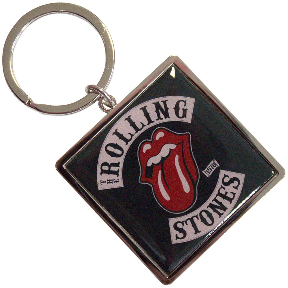 The Rolling Stones - Tour '78 Bordered Keychain - Black